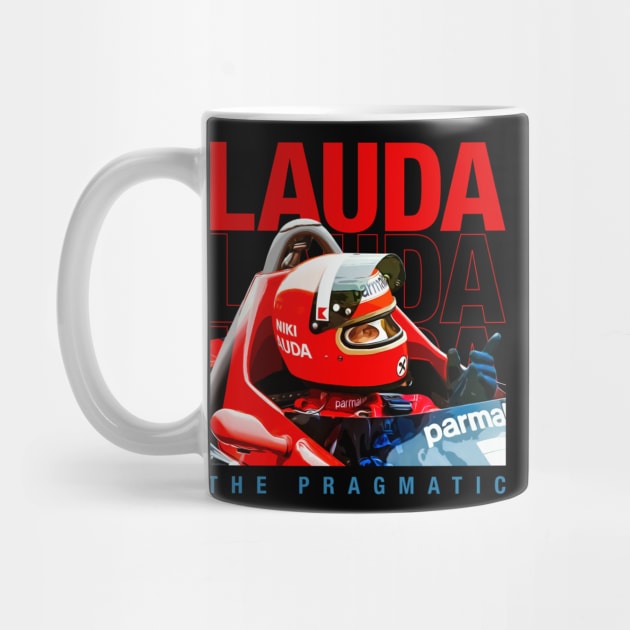 Niki Lauda Legend 70s Retro by stevenmsparks